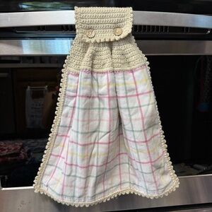 Crochet Hanging Kitchen Towel
